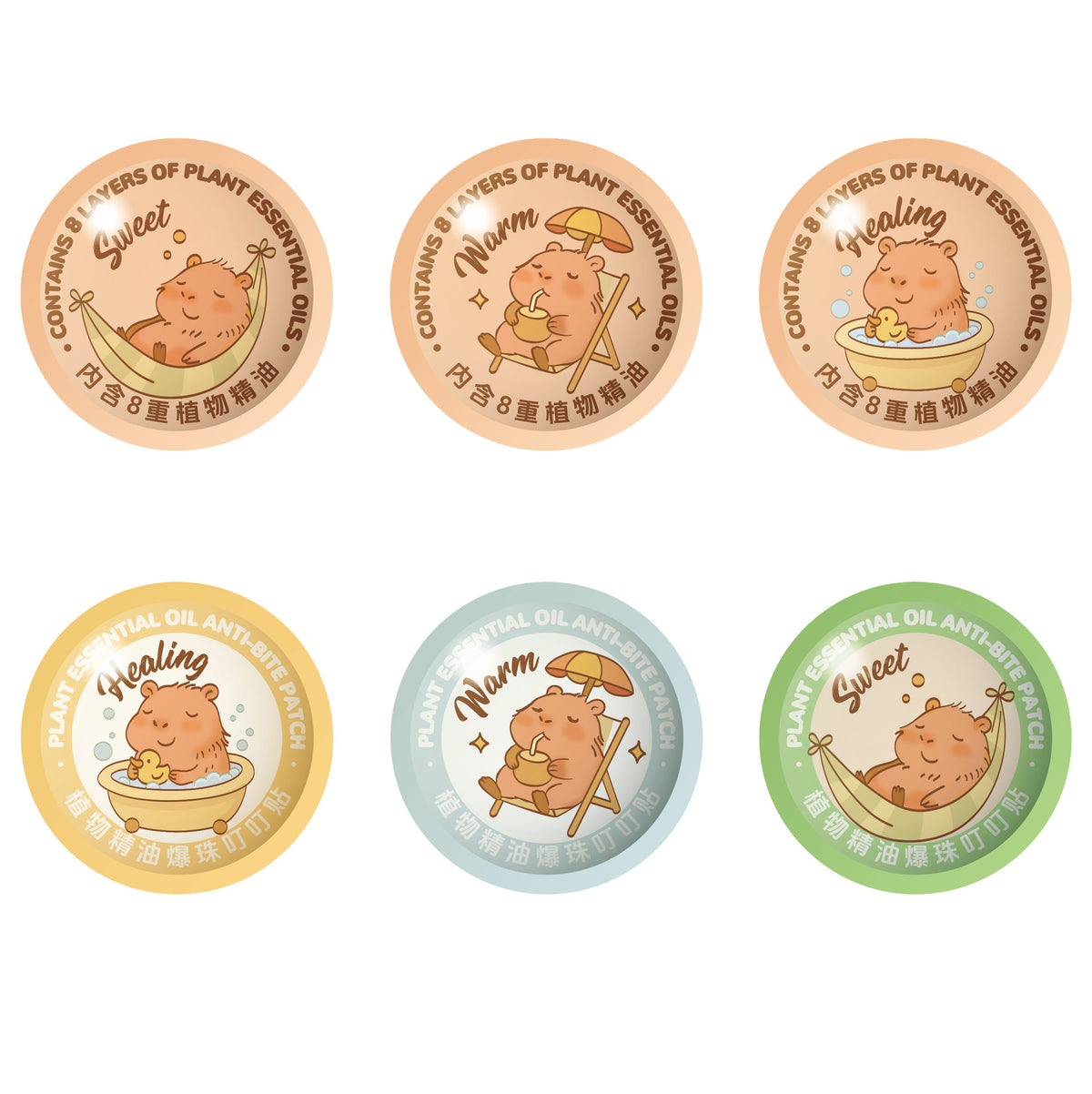 Gentle Plant-Based Bug Shield Patches